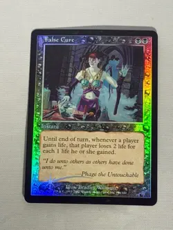 MTG FOIL False Cure Onslaught Magic the Gathering - Image 1