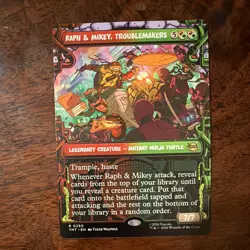 Wizards of the Coast MTG Raph & Mikey, Troublemakers Rare EN 0250 - Image 1