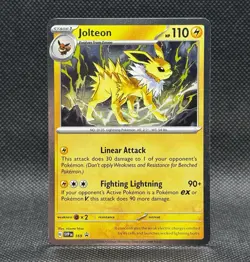 Jolteon (Cosmos Holo) 169 Holo Rare Scarlet & Violet Promo Pokemon Holo NM - Image 1