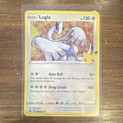 Pokemon TCG Lugia Celebrations 022/025 Holo Rare 25th Anniversary EN - Image 1