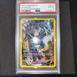 2015 POKEMON XY BLACK STAR PROMOS #XY77 FULL ART/DIALGA PSA 8 - Image 1
