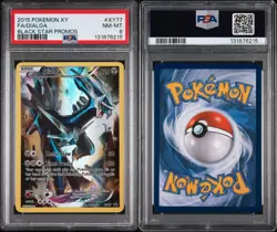 2015 POKEMON XY BLACK STAR PROMOS #XY77 FULL ART/DIALGA PSA 8 - Image 2