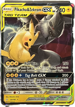 2019 Pokemon SM Team Up-Pikachu & Zekrom GX 33/181 Ultra Rare-PSA Gem Mint 10 - Image 3