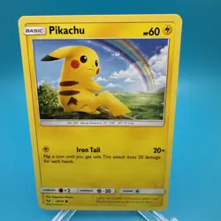 Pikachu Common Shining Legends 28/73 LP Pokemon TCG - Image 1