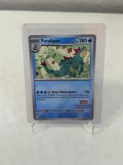 Feraligatr Illustration Contest 2024 SVP 213 Promo Pokemon TCG NM - Image 1