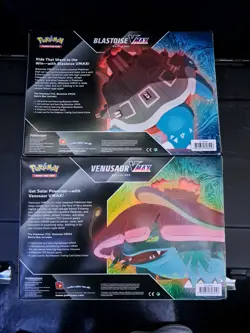 TWO Pokemon: TCG Blastoise & Venusaur Vmax Battle Box Booster SWSH103 SWSH102 820650808456 - Image 2
