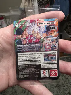 Luffy College Basketball Promo Card One Piece ORIGINAL PACKAGING SEALED - Image 2