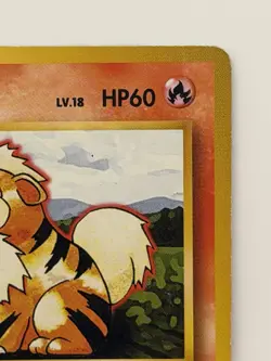 Growlithe No.058 vintage Old Back 1996 Japanese Pokemon Card From Japan - Image 3