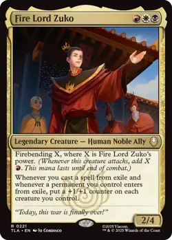 Fire Lord Zuko - 221 - TLA - NM - Image 1