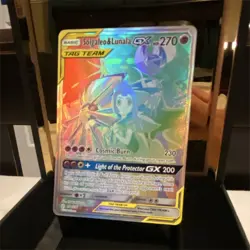 Solgaleo & Lunala GX Secret 254/236 Cosmic Eclipse Rainbow Rare Holo 270HP - Image 1