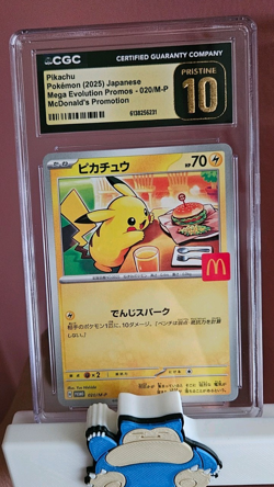 Pokemon TCG Pikachu 020/M-P M-P Promotional Cards Regular Japanese CGC 10 - Image 1