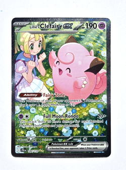 Pokemon Lillie’s Clefairy EX 184/159 SIR Holo Journey Together JTG FULL ART 2025 - Image 1