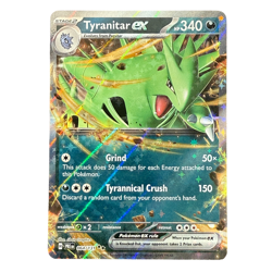 Tyranitar ex 064/131 SV: Prismatic Evolutions Double Rare Holo Card Pokemon TCG - Image 1