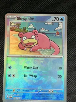 Pokemon TCG Slowpoke Masterball Reverse Holo 018/131 Prismatic Evolutions 🔥 - Image 1