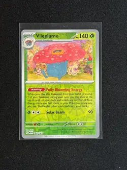 Vileplume 045/165 Rare 151 Pokemon Reverse Holo Near Mint - Image 1