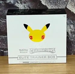 Pokemon Celebrations Elite Trainer Box ETB 25th Anniversary EMPTY box + Contents - Image 1