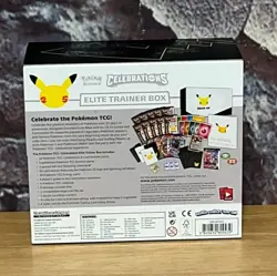 Pokemon Celebrations Elite Trainer Box ETB 25th Anniversary EMPTY box + Contents - Image 2