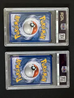 2010 Pokemon tcg Umbreon 10 & Espeon 2 Undaunted Reverse Holo PSA 8 sequential - Image 2