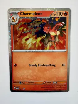 CHARMELEON (COSMOS HOLO) 079 ME: MEGA EVOLUTION PROMO HOLO POKEMON NM/M TEEZIRO - Image 1