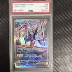 Pokemon Miraidon ex 244/198 SV01 Scarlet & Violet SAR Holo PSA 10 EN 2023 - Image 1