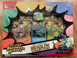 Pokemon TCG Ascended Heroes First Partner Deluxe Pin Collection Box Sealed New - Image 1