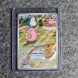 Pokemon Chansey Illustration Rare (187/167) Twilight Masquerade - Image 1