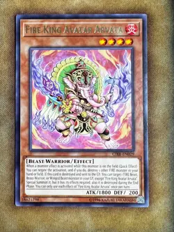 Yugioh Fire King Avatar Arvata CIBR-EN029 Rare NM - Image 1