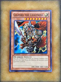 Yugioh Gilford the Lightning LCJW-EN041 Common 1st Ed NM - Image 1