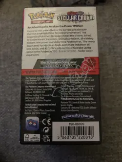 Pokemon TCG Stellar Crown Half Booster Box Sealed | 18 Packs - Image 2