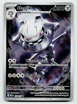 Pokemon TCG Pokemon Steelix IR Illustration Rare Holo Card 150/132 - Image 1