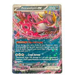 Fezandipiti ex 142/217 Double Rare Holo ME: Ascended Heroes Pokemon Card TCG - Image 1