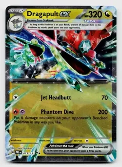Pokemon TCG Dragapult ex Double Rare Holo Card 073/131 - Image 1