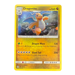 2017 Pokemon TCG Card - Dragonite Sun & Moon 96/149 Cosmos Holo SM Base Set - Image 1