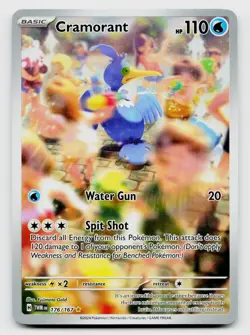 Sv06: Twilight Masquerade Pokemon TCG Cramorant IR Illustration Rare Holo Card - Image 1