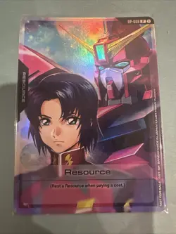 Gundam Card Game Resource Athrun Zala Promo RP-008 English Bandai Card Fest NM - Image 1