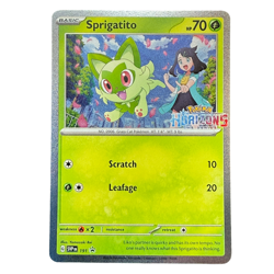 Sprigatito #191 Pokemon Horizon STAMPED Black Star Promo Card TCG NM - Image 1