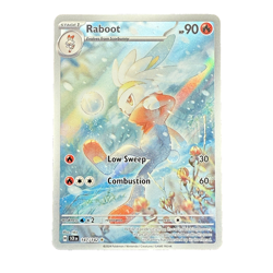 Raboot 147/142 Illustration Rare IR SV07: Stellar Crown Pokemon Card TCG - Image 1