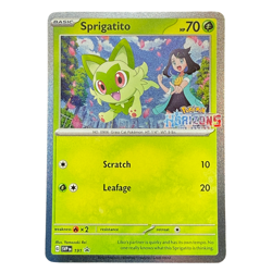 Sprigatito #191 Pokemon Horizon STAMPED Black Star Promo Card TCG NM - Image 1