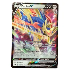 Pokemon Zacian V 095/159 Crown Zenith Ultra Rare Holo Card TCG - Image 1