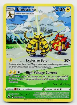 Pokemon TCG Electivire GG08/GG70 Ultra Rare Full Art Holo Card - Image 1