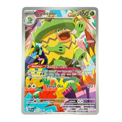 Ludicolo Illustration Rare 095/094 Phantasmal Flames Pokemon TCG Card - Image 1