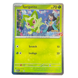 Sprigatito #191 Pokemon Horizon STAMPED Black Star Promo Card TCG NM - Image 1