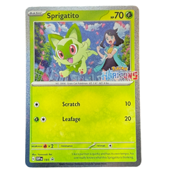 Sprigatito #191 Pokemon Horizon STAMPED Black Star Promo Card TCG NM - Image 1