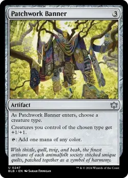 Patchwork Banner FOIL - Bloomburrow (BLB) - NM - Image 1