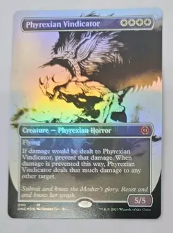 Phyrexian Vindicator (Showcase) Phyrexia: All Will Be One Foil MTG - Image 1