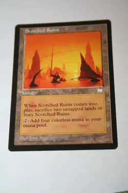 MTG Magic The Gathering Weatherlight Scorched Ruins NM Unplayed English! 5 of 5! - Image 1