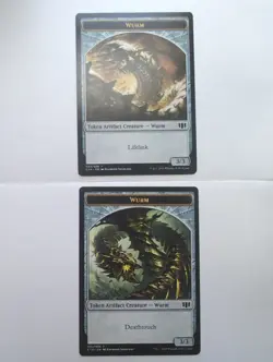 MTG Wurm Goat 032-033 (C14) Commander 2014 Regular Token 032/036 -032/036 - Image 1