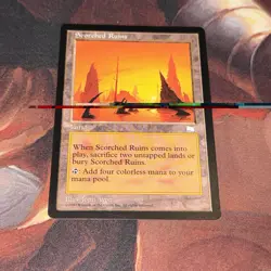Scorched Ruins X1 Mtg Weatherlight Nm - Image 1