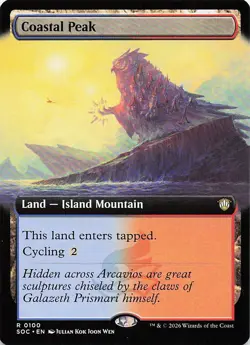 Coastal Peak (Extended Art) R Commander: Secrets of Strixhaven 100 NM - Image 1