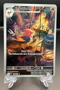 Pokemon TCG: Fletchinder 199/193 - SV: Paldea Evolved - Illustration Rare NM - Image 1